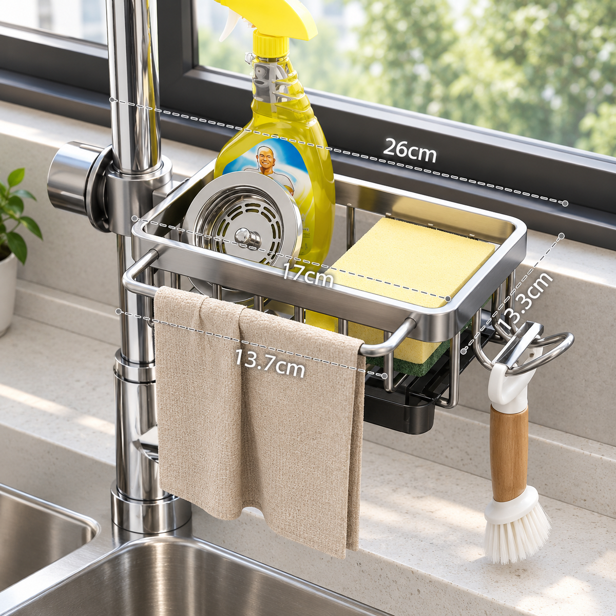 Faucet Drainer Basket