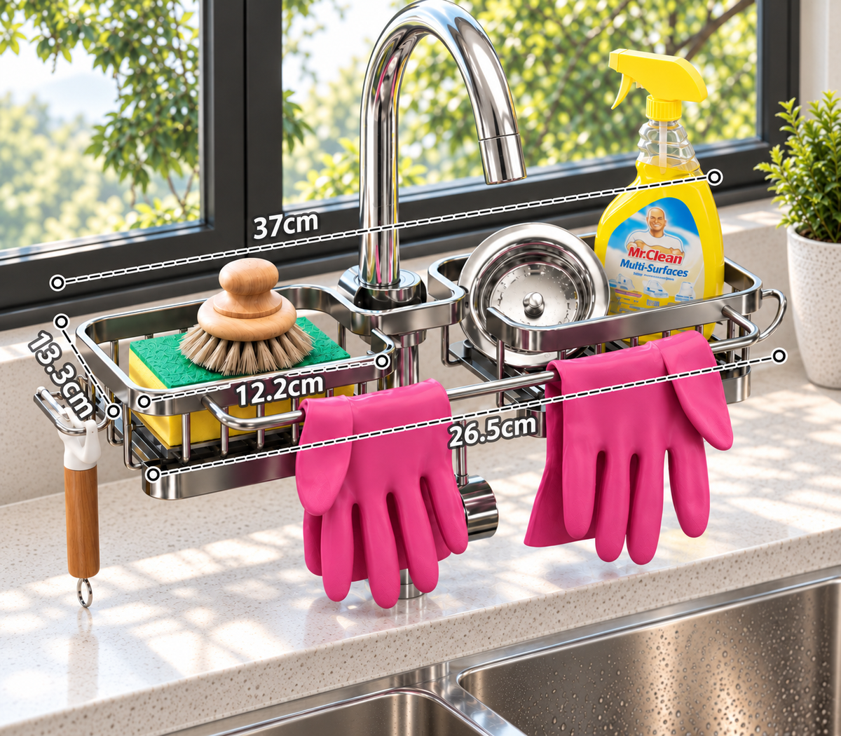 Faucet Drainer Basket