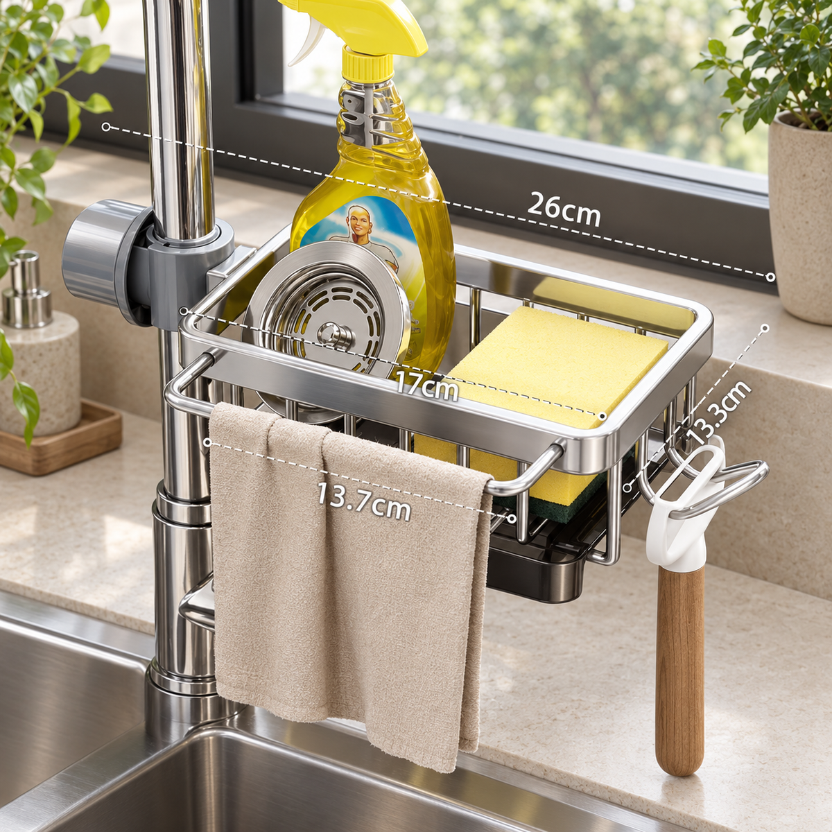 Faucet Drainer Basket