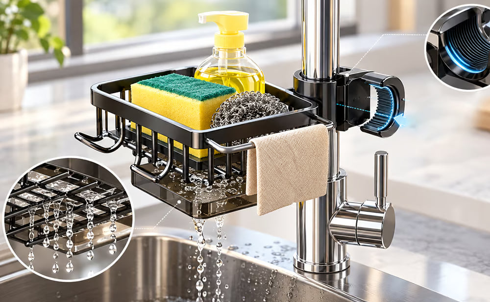 Faucet Drainer Basket